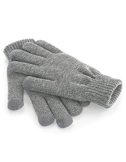TouchScreen Smart Gloves in Heather Grey, Größe L/XL