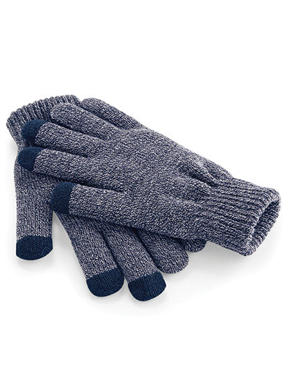 TouchScreen Smart Gloves in Heather Navy, Größe L/XL