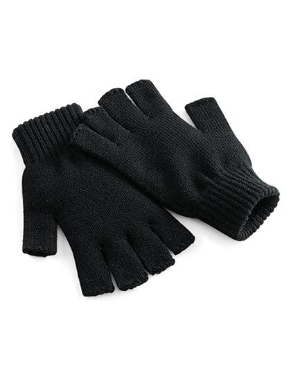 Fingerless Gloves in Black, Größe L/XL