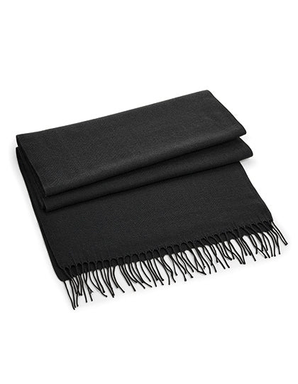 Classic Woven Scarf in Black, Größe 186 x 47 cm