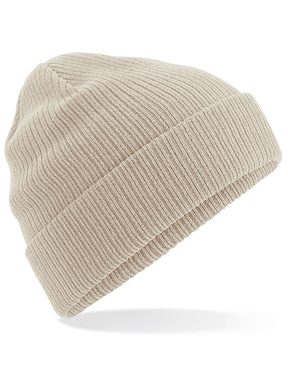 Organic Cotton Beanie in Sand, Größe One Size