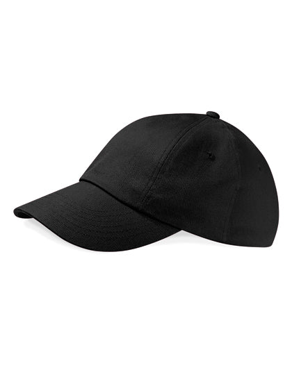 Low Profile Heavy Cotton Drill Cap in Black, Größe One Size