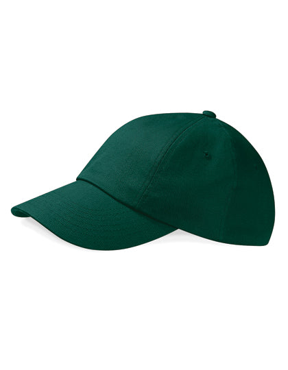 Low Profile Heavy Cotton Drill Cap in Bottle Green, Größe One Size