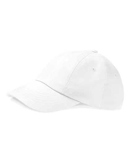 Low Profile Heavy Cotton Drill Cap in White, Größe One Size