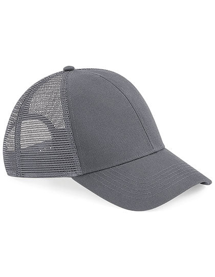 Organic Cotton Trucker Cap in Graphite Grey, Größe One Size