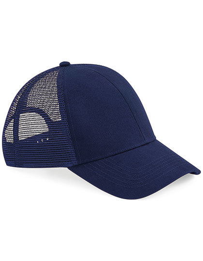 Organic Cotton Trucker Cap in Oxford Navy, Größe One Size