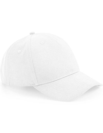 Organic Cotton 5 Panel Cap in White, Größe One Size