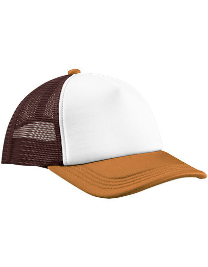 Retro 5 Panel Trucker in Chocolate, Größe One Size