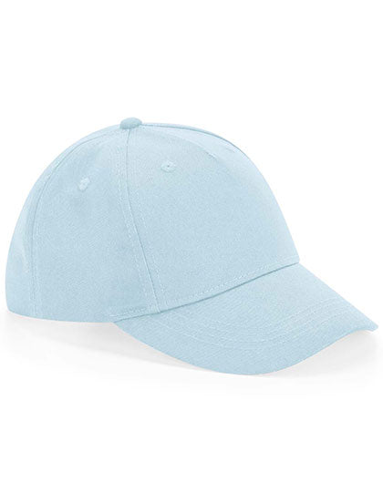 Junior Organic Cotton 5 Panel Cap in Powder Blue, Größe One Size