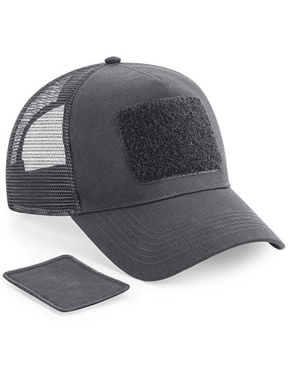 Removable Patch Snapback Trucker in Graphite Grey, Größe One Size