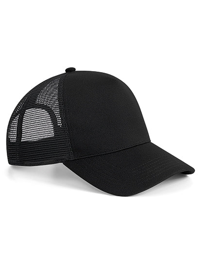 Microknit Snapback Trucker in Black, Größe One Size