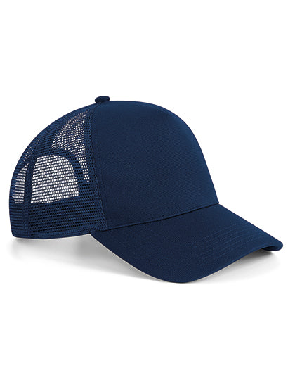 Microknit Snapback Trucker in French Navy, Größe One Size