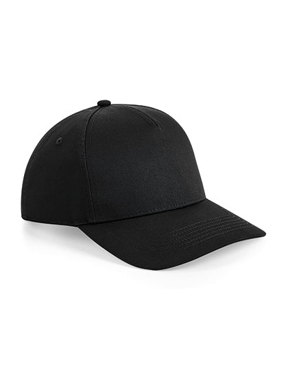 Urbanwear 5 Panel Snapback in Black, Größe One Size