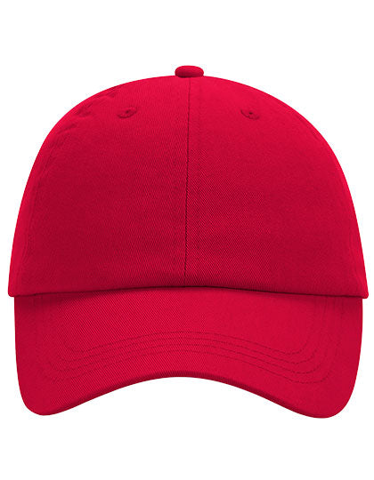 Low Profile 6 Panel Dad Cap in Classic Red, Größe One Size