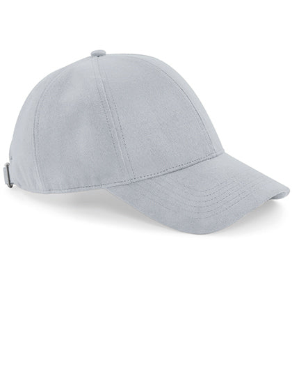 Faux Suede 6 Panel Cap in Light Grey, Größe One Size
