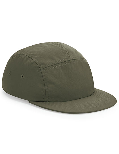 Outdoor 5 Panel Camper Cap in Olive Green, Größe One Size