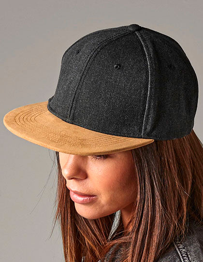 Suede Peak Snapback