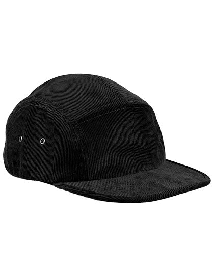 EarthAware® Organic Cord Camper Cap in Black, Größe One Size
