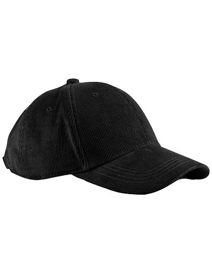 EarthAware® Organic Cord Baseball Cap in Black, Größe One Size