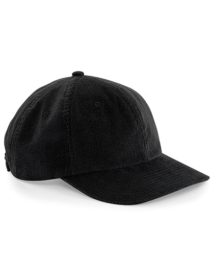 Heritage Cord Cap in Black, Größe One Size