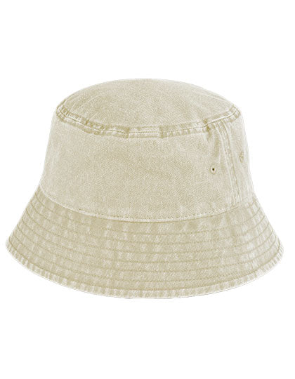 Vintage Bucket Hat in Vintage Stone, Größe L/XL