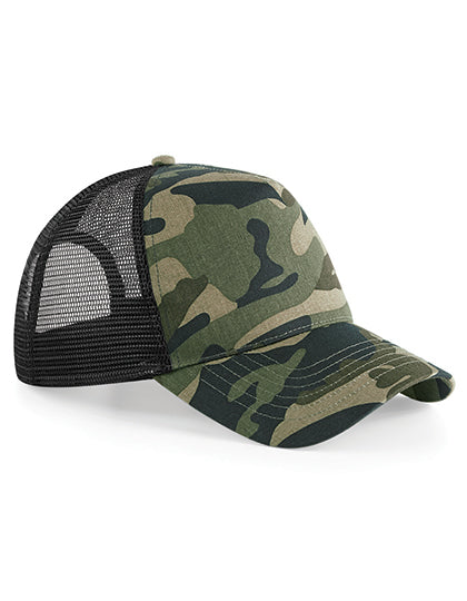 Camo Snapback Trucker in Jungle Camo, Größe One Size