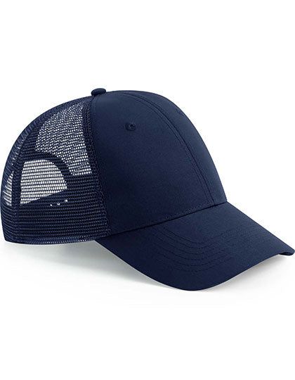 Recycled Urbanwear 6 Panel Snapback Trucker in French Navy, Größe One Size