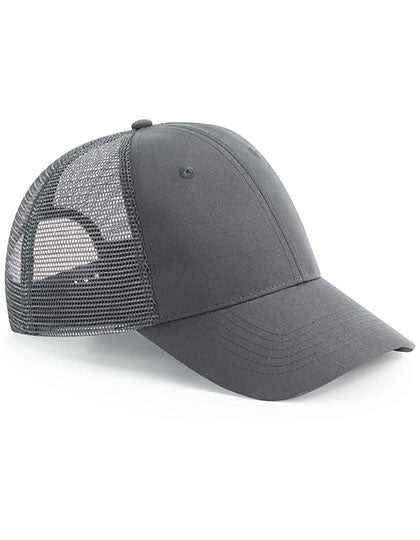 Recycled Urbanwear 6 Panel Snapback Trucker in Graphite Grey, Größe One Size