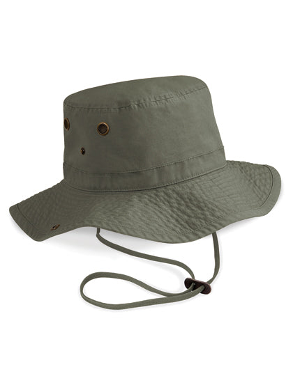 Outback Hat in Olive Green, Größe One Size