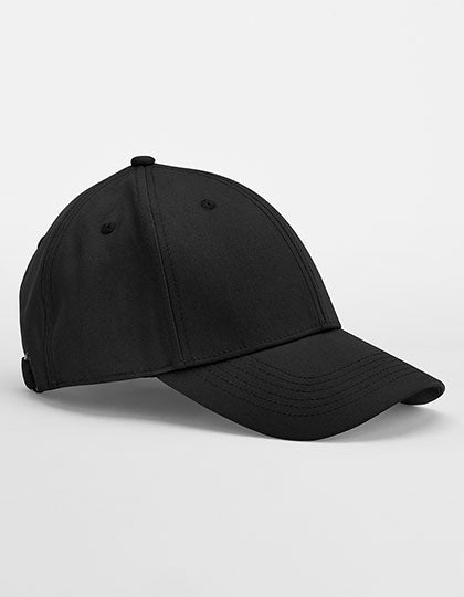 EarthAware® Organic Cotton Canvas 6 Panel Cap in Black, Größe One Size