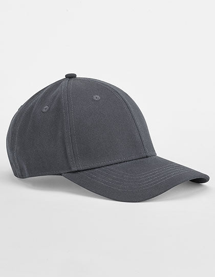EarthAware® Classic Organic Cotton 6 Panel Cap in Graphite Grey, Größe One Size
