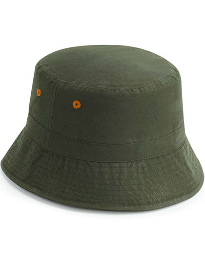 Recycled Polyester Bucket Hat in Olive Green, Größe L/XL