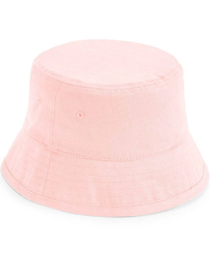 Junior Organic Cotton Bucket Hat in Powder Pink, Größe M/L (7-12 years)
