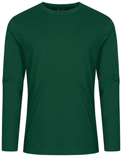 Men´s T-Shirt Long Sleeve in Forest, Größe 5XL
