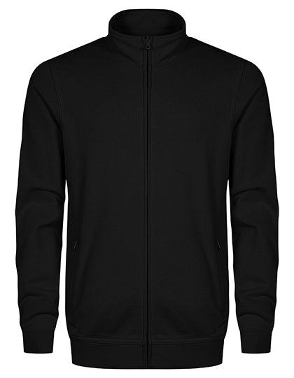 Men´s Sweatjacket in Black, Größe 5XL