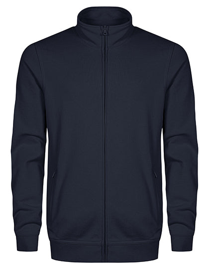 Men´s Sweatjacket in Navy, Größe 5XL