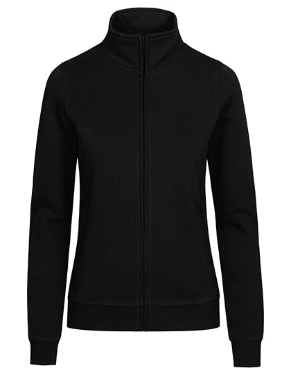 Women´s Sweatjacket in Black, Größe 3XL