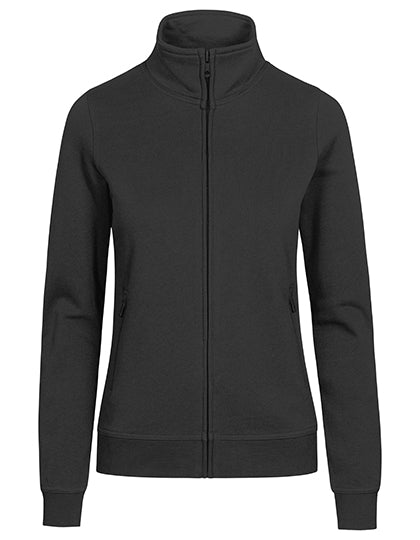 Women´s Sweatjacket in Charcoal (Solid), Größe 3XL