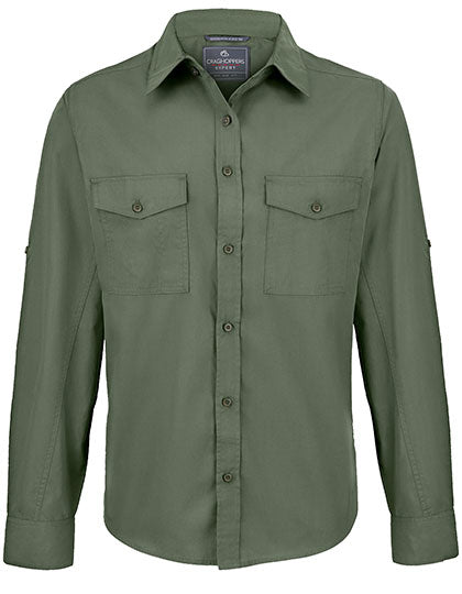 Expert Kiwi Long Sleeved Shirt in Dark Cedar Green, Größe XXL
