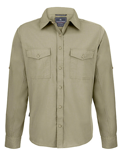 Expert Kiwi Long Sleeved Shirt in Pebble, Größe 3XL