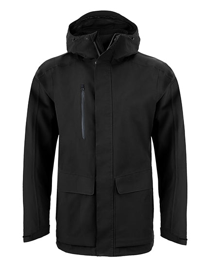 Expert Kiwi Pro Stretch Long Jacket in Black, Größe 3XL
