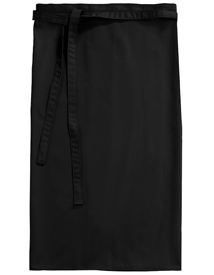 Bistro Apron Roma 80 GreeNature in Black, Größe 80 x 100 cm