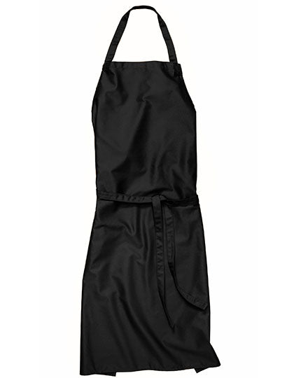 Bib Apron Verona 90 GreeNature in Black, Größe 90 x 75 cm