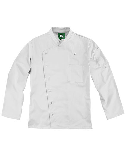 Men´s Chef Jacket Turin GreeNature in Cool Grey, Größe 64
