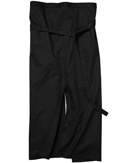 Slit Apron Milano 100 x 100 cm in Black, Größe 100 x 100 cm