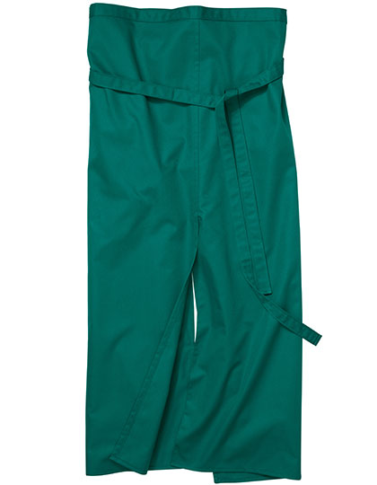 Slit Apron Milano 100 x 100 cm in Bottle Green, Größe 100 x 100 cm