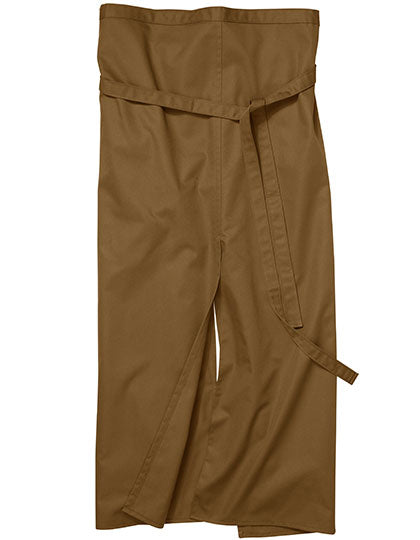 Slit Apron Milano 100 x 100 cm in Caramel, Größe 100 x 100 cm
