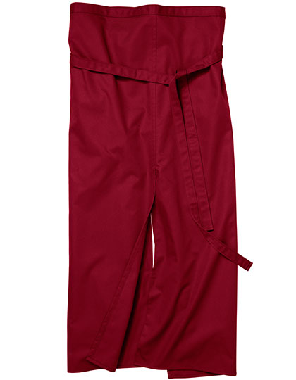 Slit Apron Milano 100 x 100 cm in Cherry, Größe 100 x 100 cm