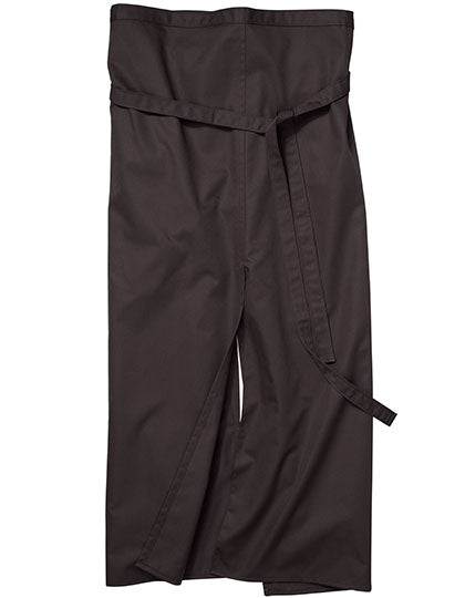 Slit Apron Milano 100 x 100 cm in Chocolate, Größe 100 x 100 cm