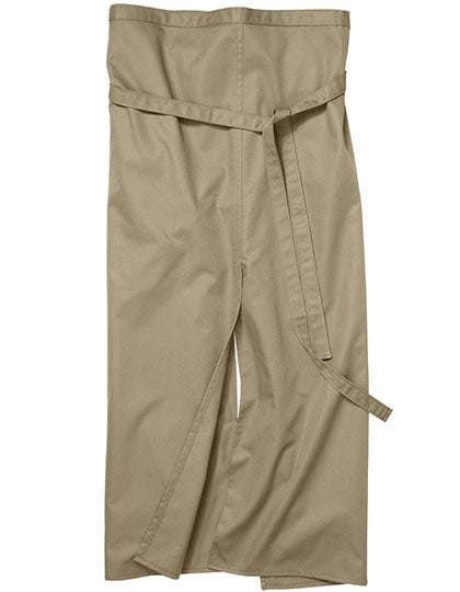 Slit Apron Milano 100 x 100 cm in Khaki, Größe 100 x 100 cm